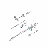 OEM 2009 Cadillac STS Motor Diagram - 26096501