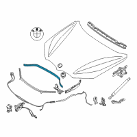 OEM 2020 BMW X1 Rear Engine Hood Sealing Diagram - 51-76-7-329-397