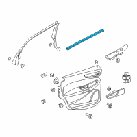 OEM 2019 Ford Edge Belt Weatherstrip Diagram - FT4Z-5825860-C