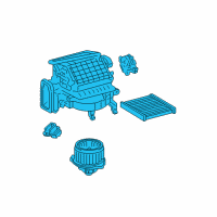 OEM Lexus Blower Assembly Diagram - 87130-33191