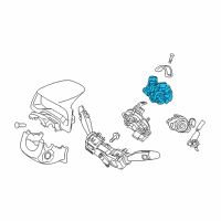 OEM Hyundai Elantra Body & Switch Assembly-Steering & IGNTION Diagram - 81910-F2130