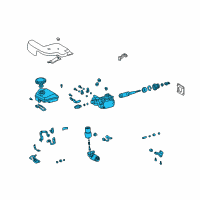 OEM 2002 Lexus SC430 Brake Booster Assy, W/Master Cylinder Diagram - 47050-24060
