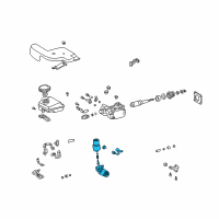 OEM 1998 Lexus GS400 Pump Assy, Brake Booster W/Accumulator Diagram - 47070-30060