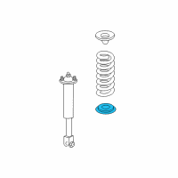 OEM 2015 Cadillac CTS Lower Insulator Diagram - 22870129