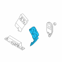 OEM Nissan Control Assembly-Key Less Diagram - 28595-1KM5A