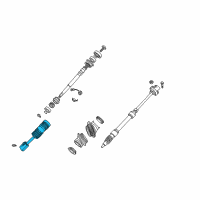 OEM 2002 BMW X5 Steering Spindle Bottom W/Double Joint Diagram - 32-30-6-762-147