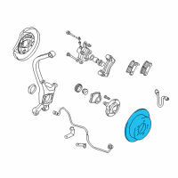 OEM 2003 Dodge Stratus Brake Rotor Diagram - MB928716