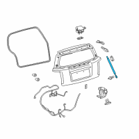 OEM Scion xD Lift Cylinder Diagram - 68906-52011