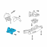 OEM 2012 Chrysler 300 Bracket-Engine Mount Diagram - 4726016AB