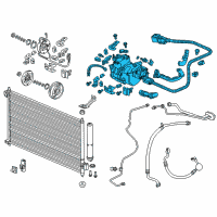 OEM 2012 Honda Civic Compressor Diagram - 38810-RW0-A01