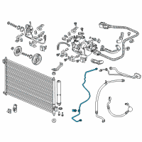 OEM 2014 Honda Civic Pipe, Receiver Diagram - 80341-TT1-A01