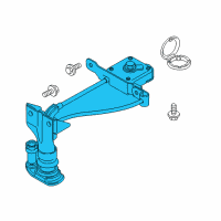 OEM 2010 Ford Transit Connect Spare Carrier Diagram - 5T1Z-1K353-A