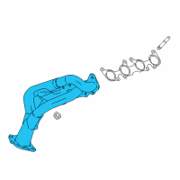 OEM 2018 Ford Mustang Exhaust Manifold Diagram - GR3Z-9430-A