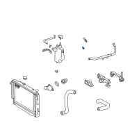 OEM Toyota Tacoma Temperature Sending Unit Diagram - 83420-AA010