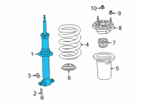 OEM 2021 Cadillac Escalade ESV Strut Diagram - 84171353