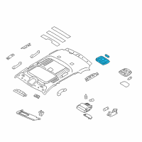 OEM 2011 Hyundai Santa Fe Lamp Assembly-Cargo Diagram - 92620-2E000-SH