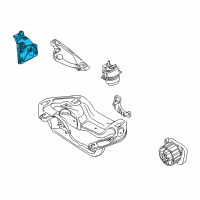 OEM 2012 BMW X5 Supporting Engine Bracket Right Side Diagram - 22-11-6-782-982