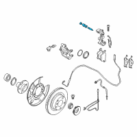 OEM 2020 BMW 440i Gran Coupe Repair Kit Guide Bush Diagram - 34-41-2-354-195