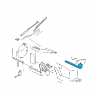 OEM 2002 Chevrolet Corvette Transmission Asm, Windshield Wiper Diagram - 22155675