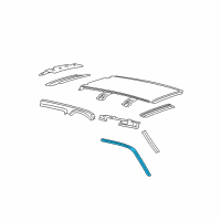 OEM 2008 Ford Expedition Weatherstrip Diagram - EL1Z-7851223-A