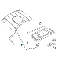 OEM Dodge Challenger Stud Diagram - 6507889AA