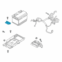 OEM 2016 Ford Edge Hold Down Diagram - FT4Z-10718-C