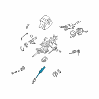 OEM 2008 Lexus SC430 Shaft Assy, Steering Intermediate, NO.2 Diagram - 45260-30150