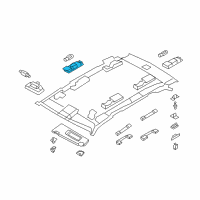 OEM 2009 BMW X5 Interior Light, Rear Diagram - 63-31-6-973-624