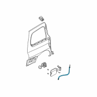 OEM 2002 Kia Sedona Wire Assembly-Safety Lock Diagram - 0K55242430A