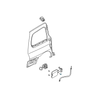 OEM 2003 Kia Sedona Spring Diagram - 0K55242425A