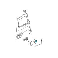 OEM Kia Sedona Bracket-Hinge Diagram - 0K55242421