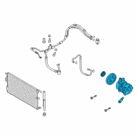 OEM 2016 Hyundai Tucson Compressor Assembly Diagram - 97701-D3200