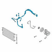 OEM 2017 Hyundai Tucson Tube Assembly-Suction & Liquid Diagram - 97775-D3400