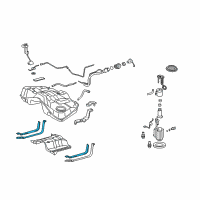 OEM 2010 Lexus IS F Band Sub-Assy, Fuel Tank, NO.1 RH Diagram - 77601-53030