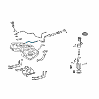 OEM 2008 Lexus IS350 Hose Sub-Assy, Fuel, NO.3 Diagram - 77409-53020