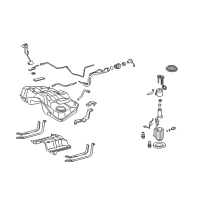 OEM 2021 Toyota Sienna Fuel Pump O-Ring Diagram - 90301-A0021