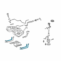 OEM 2010 Lexus IS F Band Sub-Assy, Fuel Tank, NO.1 LH Diagram - 77602-53010