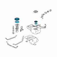 OEM 2012 Honda CR-V Set, Lock Nut & Pa Diagram - 17046-T0A-000