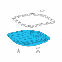 OEM 2002 Toyota Prius Transmission Pan Diagram - 35106-47010