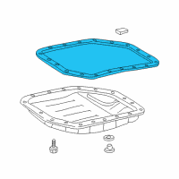 OEM Toyota Prius Pan Gasket Diagram - 35168-47010