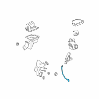 OEM 2009 Saturn Vue PCV Tube Diagram - 12601254