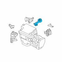 OEM 2010 Honda Civic Rod, Torque (Lower) Diagram - 50890-SNC-A91