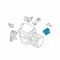 OEM 2009 Honda Civic Rubber Assy., Transmission Mounting Diagram - 50850-SNC-A91