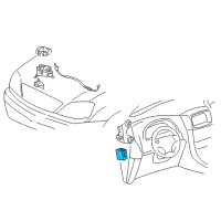 OEM Toyota Highlander Computer Assy, Cruise Control Diagram - 88240-48050