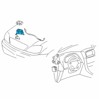 OEM 2001 Toyota Highlander Actuator Assy, Cruise Control Diagram - 88200-48030