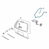 OEM 2007 Ford Expedition Hose Diagram - 7L1Z-17A605-B