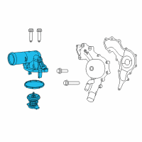 OEM 2017 Ram 1500 THERMSTAT-THERMOSTAT Diagram - 4893865AC