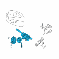 OEM Kia Amanti Switch Assembly-Multifunction Diagram - 934013F850