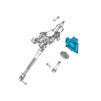 OEM 2012 Ford Edge Coupling Shield Diagram - 7T4Z-3C611-A