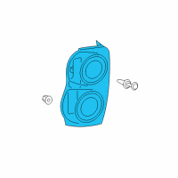 OEM 2005 Dodge Durango Lamp-Tail Stop Backup Diagram - 5133169AI